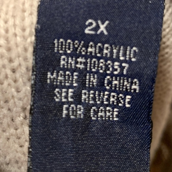 Women’s by artisan Cowl Neck Sweater 2X - Picture 7 of 7